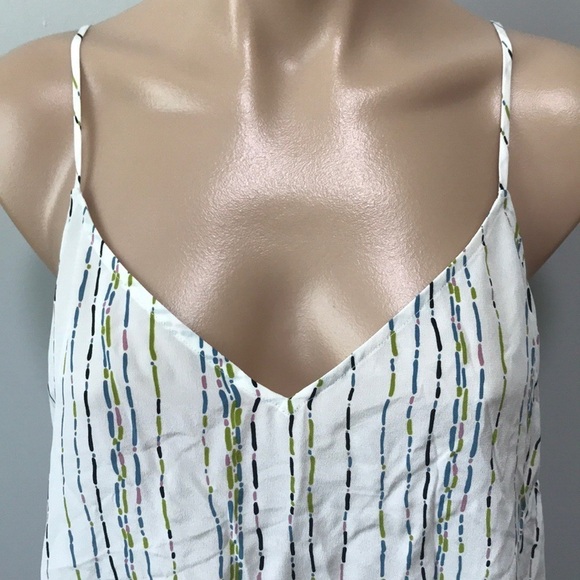 Equipment Femme Layla 100% Silk Stripe Tank Top - Picture 5 of 8
